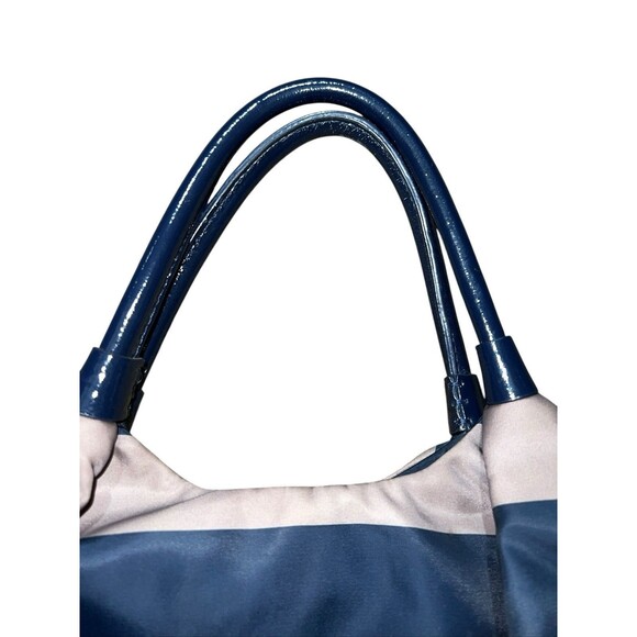 Kate Spade NY Striped Navy Blue Shoulder Bag - Picture 14 of 15